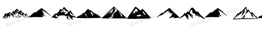 Beyond The Mountains字体转换 Beyond The Mountains字体转换